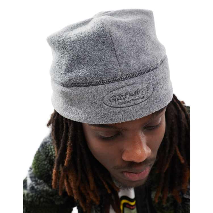 Gramicci thermal beanie in heather gray | ASOS