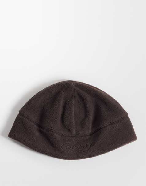 Gramicci thermal fleece beanie in brown - view 1
