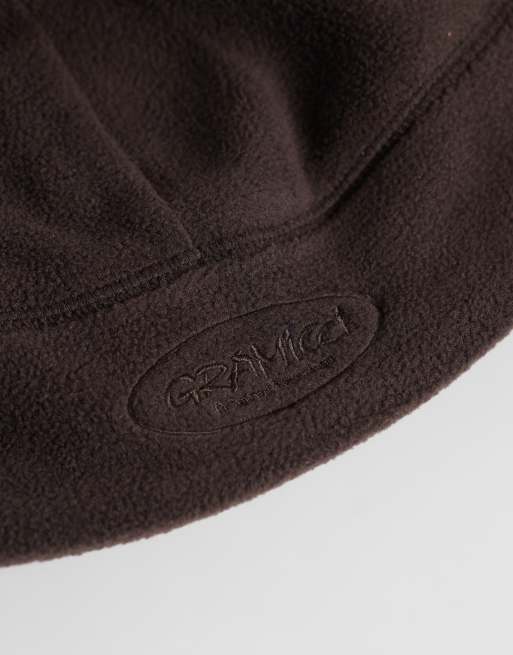 Gramicci thermal fleece beanie in brown, 2 of 3