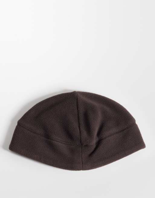 Gramicci thermal fleece beanie in brown, 3 of 3