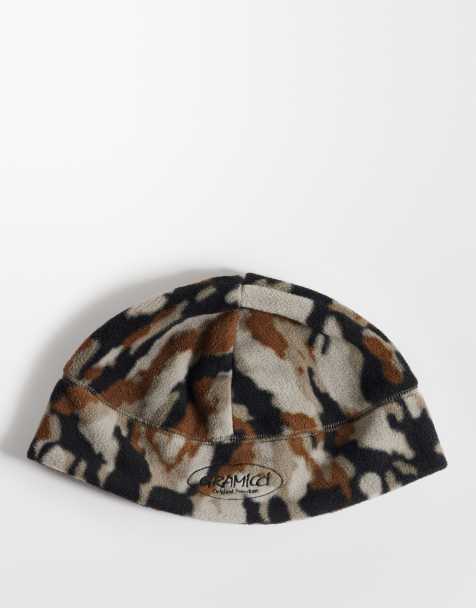Gramicci thermal fleece camo beanie in multi - view 1