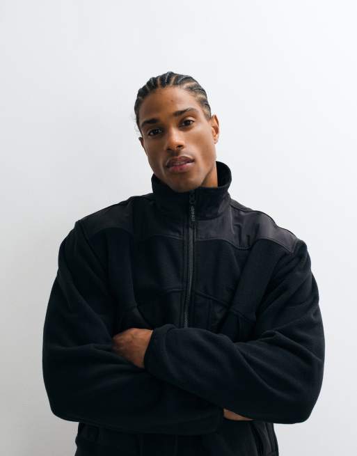 Gramicci thermal fleece jacket in black, 2 of 5