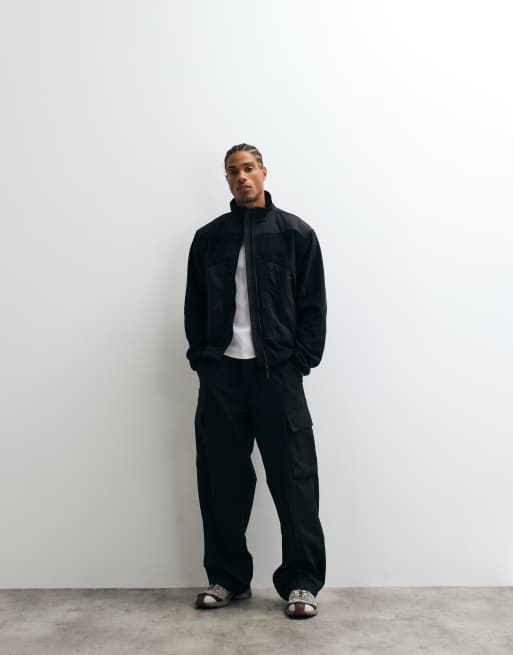 Gramicci thermal fleece jacket in black, 5 of 5