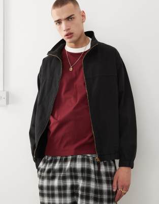 Gramicci twill around jacket in black - view 1