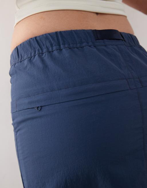 Gramicci – Verstaubarer Midirock aus Nylon in tiefem Marineblau, 5 von 5