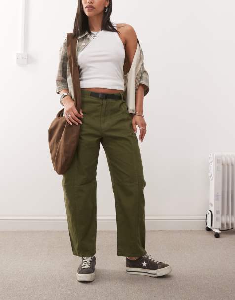 Gramicci voyager pants in olive - view 1