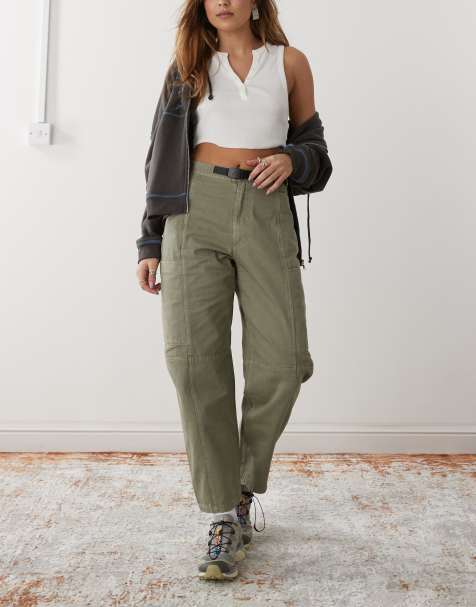 Gramicci Voyager pants in pigment sage green - view 1