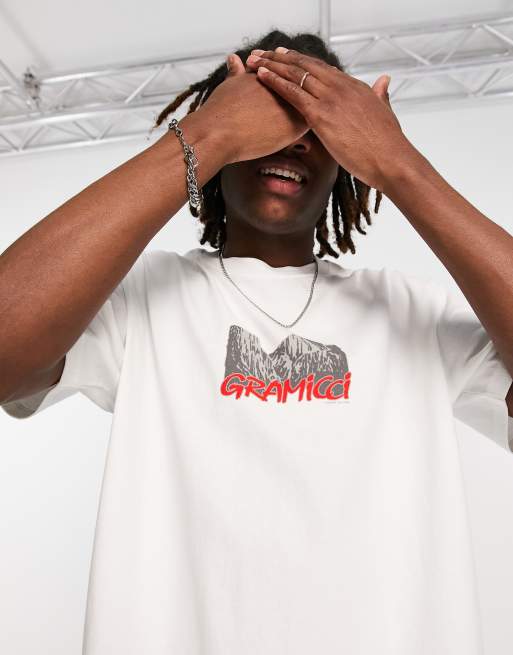 Gramicci – Yosemite – T-Shirt in Weiß