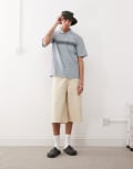 [Gramicci] Gramicci zip up wave shirt in blue M Blue