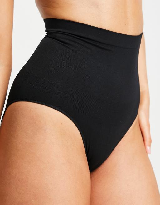 Green Treat secret control 2 pack briefs in black ASOS