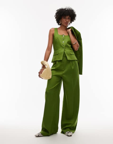 GREEN WEDDING GUEST SUIT - view 1