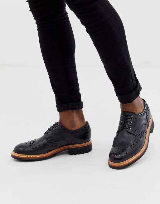 Grenson Archie brogues i sort | ASOS