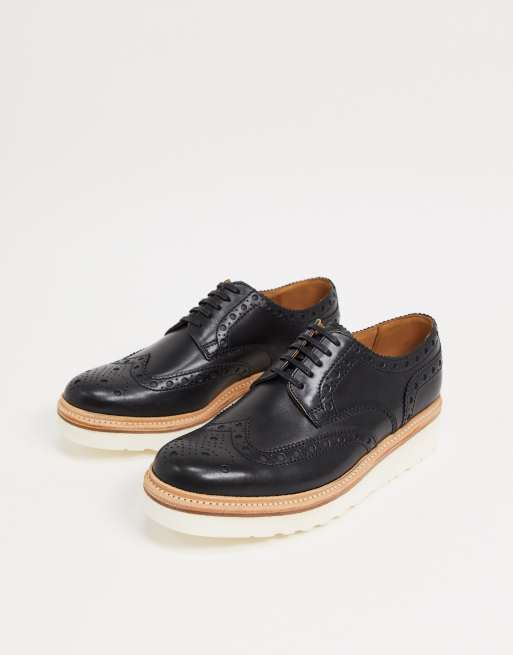 Grenson hot sale brogue trainers