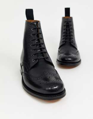 brogue ankle boots