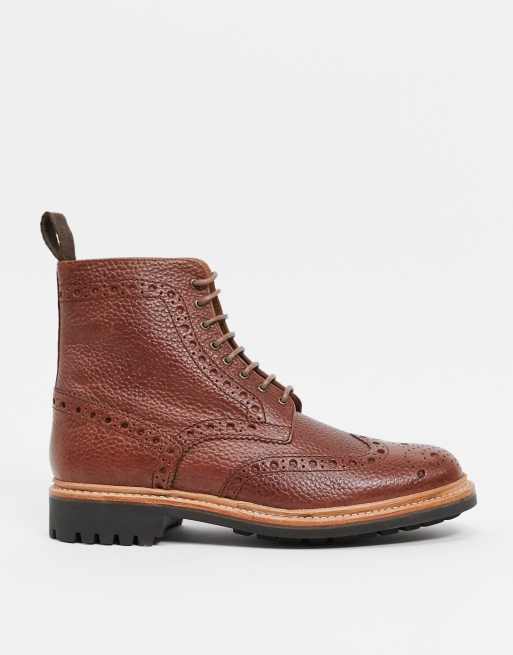 Grenson fred hot sale tan