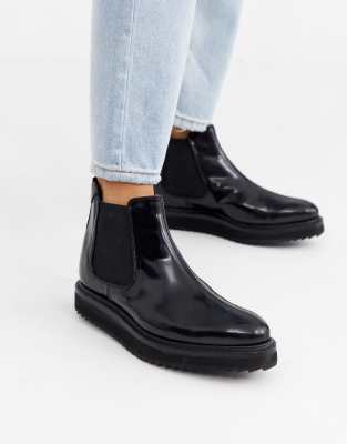 flatform chelsea boots