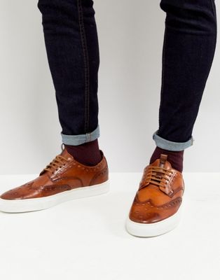 grenson brown trainers