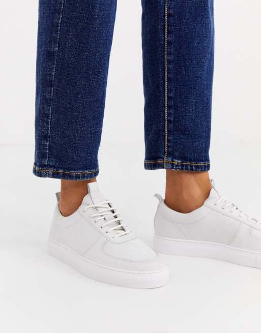 Grenson leather sneaker in white | ASOS Grenson Sneaker 1 white leather