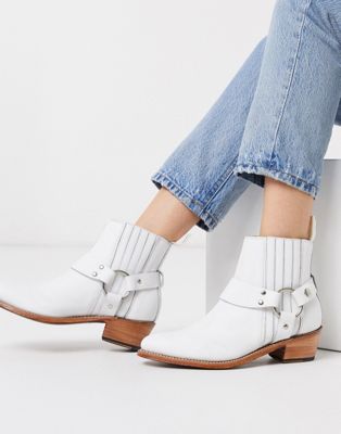 grenson white boots