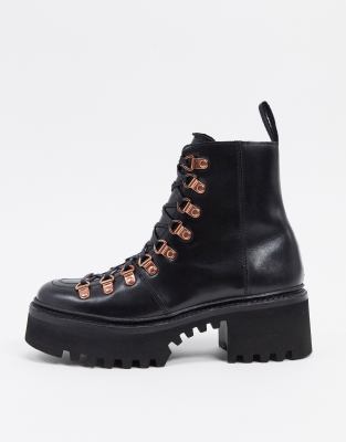 black and rose gold timberland boots