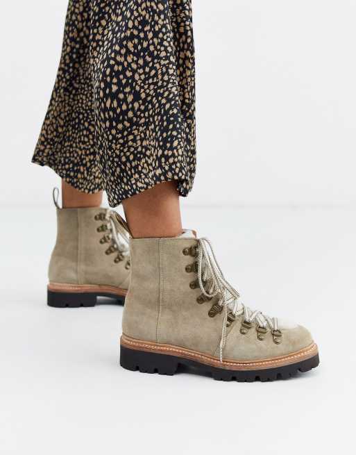 grenson boots womens nanette tan