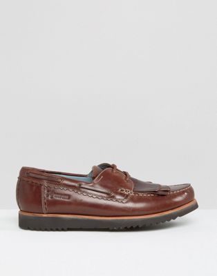 Grenson Stevie Leather Boat Shoes | ASOS