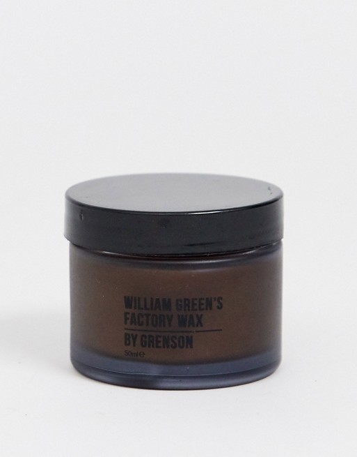 Grenson x Williams green factory wax in tan