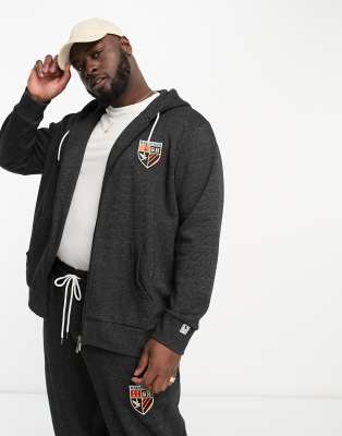 Grey Hawk Plus Hoodie In Gray