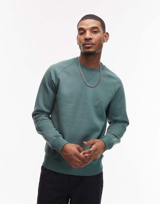 Grøn Chase sweatshirt fra Carhartt WIP