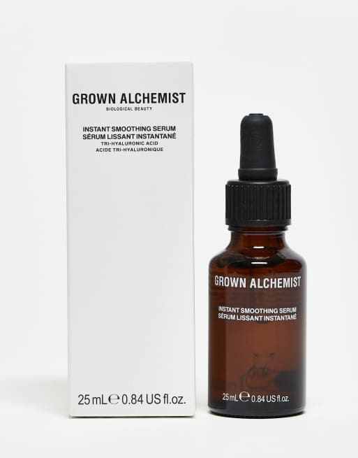 GROWN ALCHEMIST – Instant Smoothing Serum – Błyskawicznie wygładzające serum z kwasem hialuronowym i ekstraktem z róży jerychońskiej, 25 ml