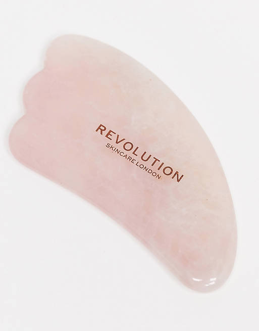 Gua Sha de cuarzo rosa de Revolution Skincare
