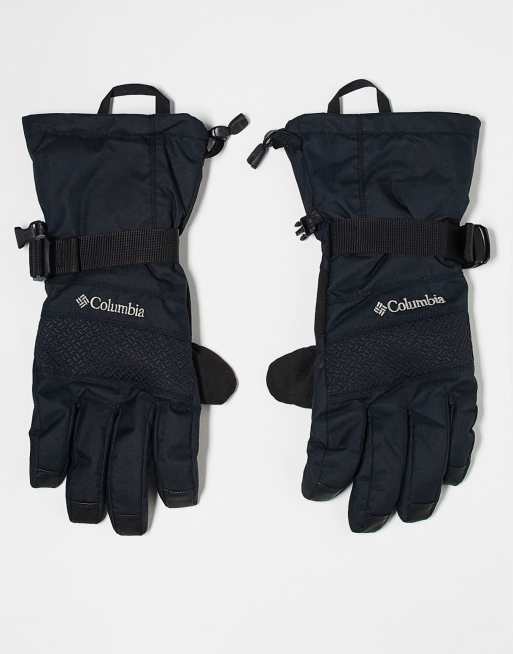 Guantes de esquí negros Whirlibird III de Columbia