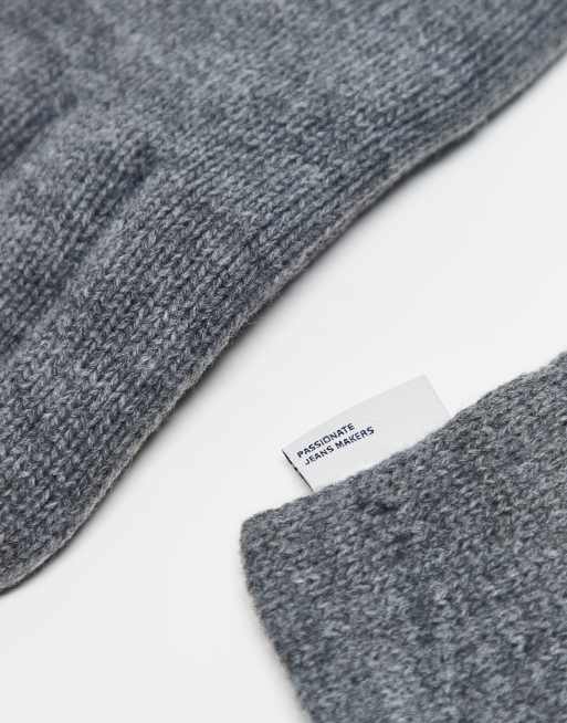 Guantes grises de punto de ONLY & SONS, 2 de 3