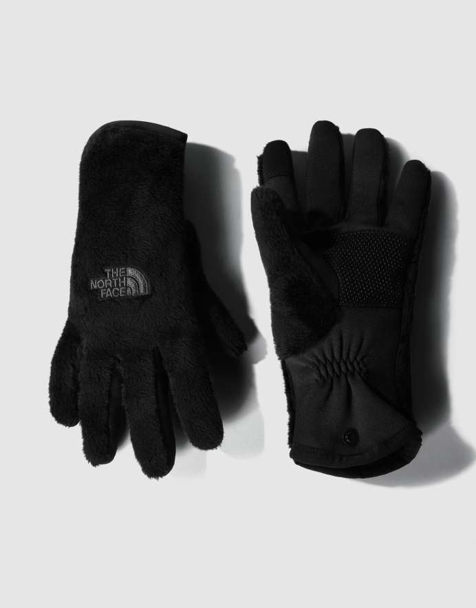The North Face Guantes negro TNF para mujer Osito Etip de