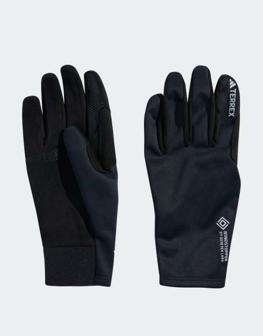 Guantes negros cortavientos Terrex Xperior GORE-TEX de adidas Performance