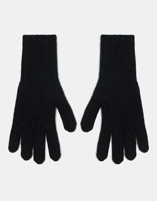 Guantes negros de lana de mohair premium de & Other Stories, 3 de 3