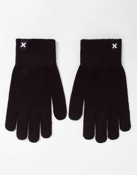 Guantes negros para pantalla táctil de punto de COLLUSION Unisex - view 1