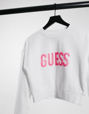 guess logo sweatshirt