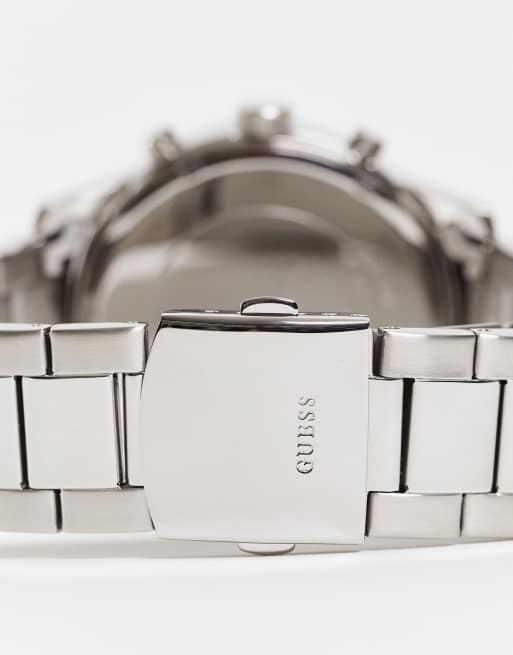 Guess - Atlas - Horloge in zilver en zwart, 3 van 4