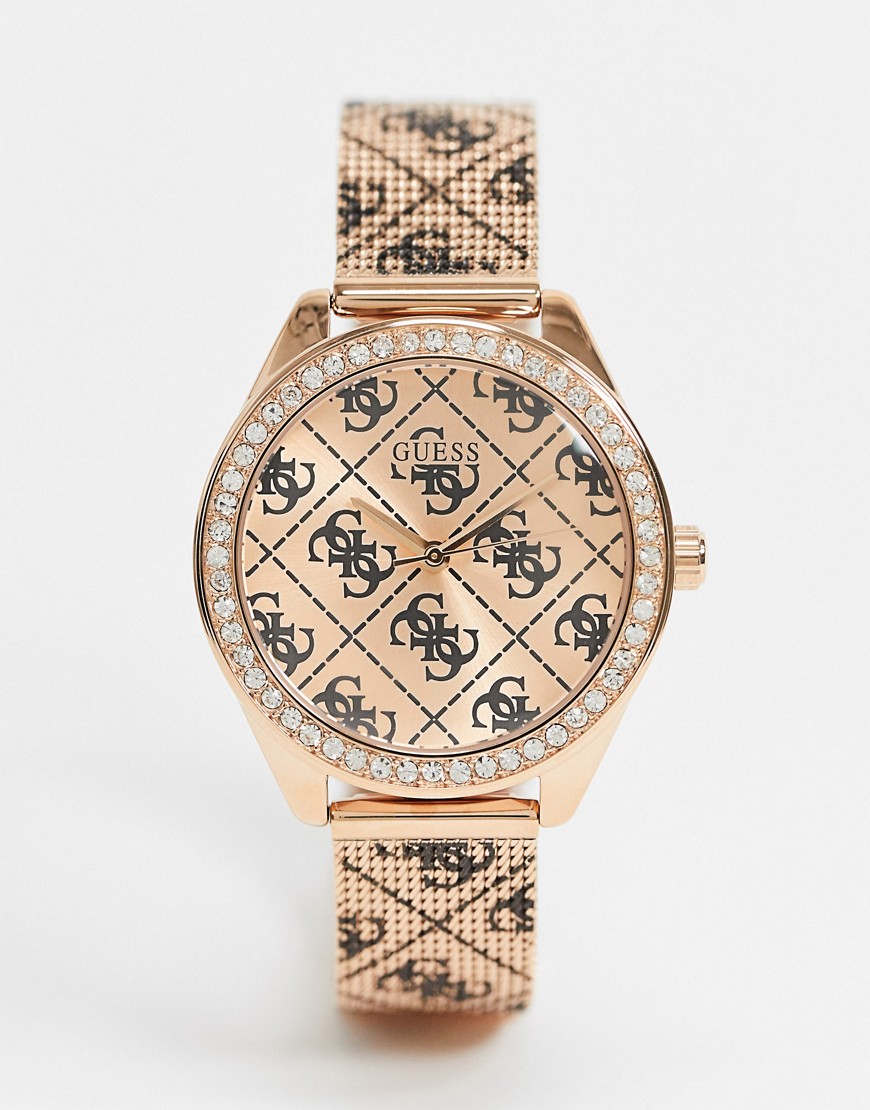 Guess - Chronograaf-horloge met roze bandje