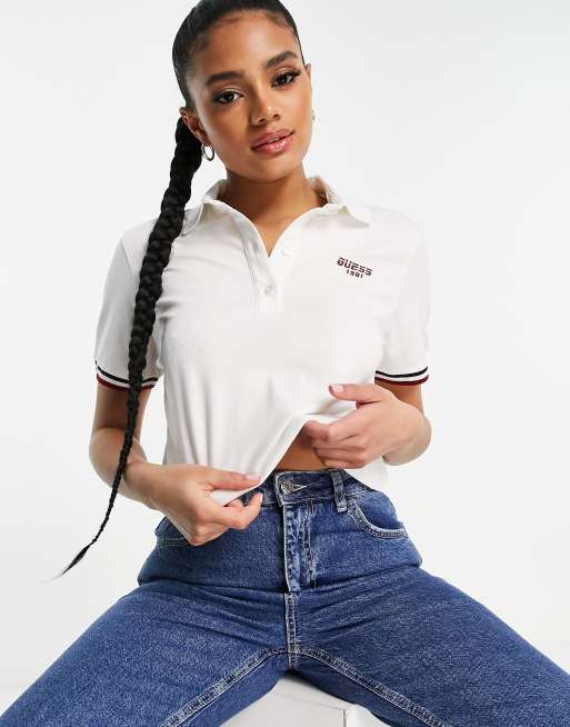 Cropped shop guess shirt