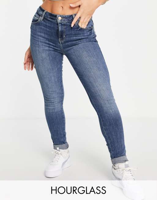Guess curvy skinny jeans in indigo