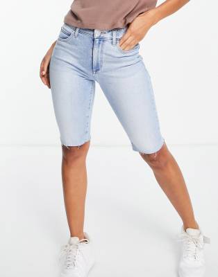 guess white denim shorts