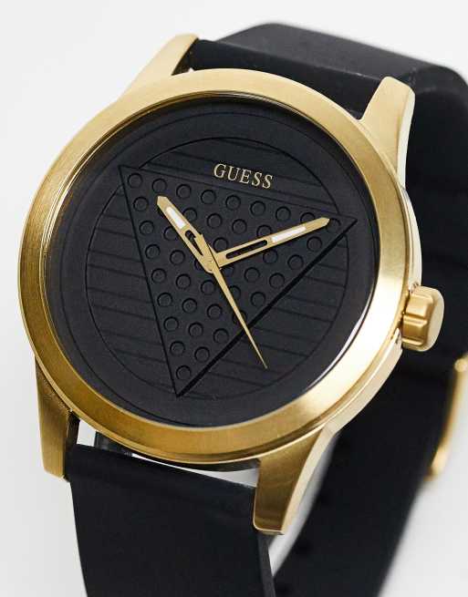 Guess Driver watch in black and gold