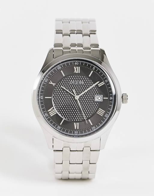 Guess – Element – Silverfärgad klocka