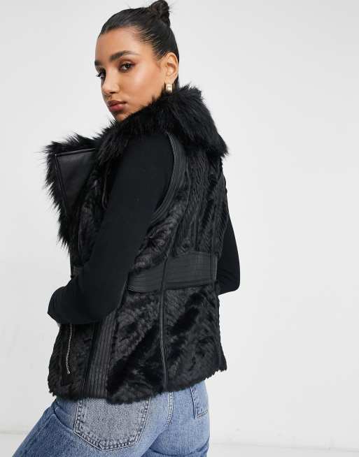 Guess faux hot sale fur vest