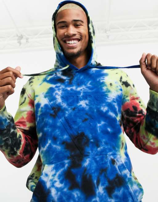 Navy tie sales dye hoodie