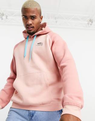guess hoodie pink