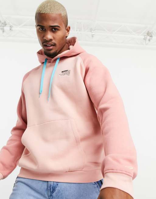 Guess pink online hoodie