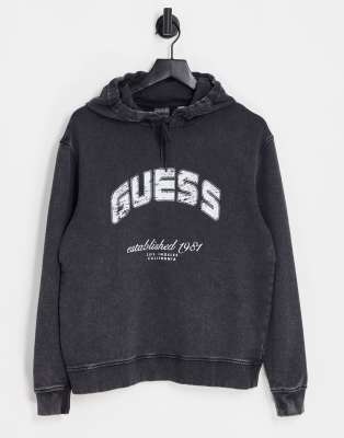 GUESS Men’s Multic Hoodie Sweatshirt – Classic Pullover Hoodie With Embroidered Logo - View #9